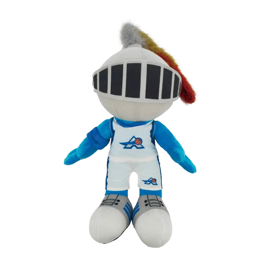 Muñeco de peluche del caballero de los Astros con uniforme y penacho
